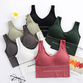 Spordirinnahoidja naistele Treening Crop Top Jooga Rinnahoidja Jõusaali aksessuaarid U Selg Aluspesu Tube Top Naiste Suures suuruses Bralette Seksikas pesu