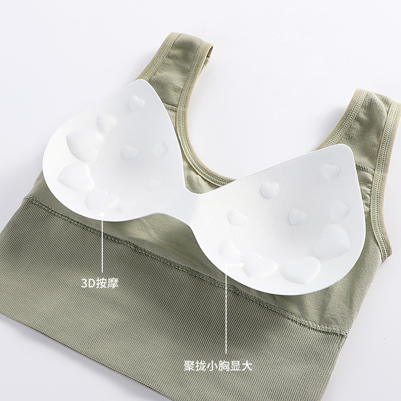 Női sportmelltartó edzés Crop Top Yoga Melltartó Gym Kiegészítők U Back Fehérnemű Tube Top Női Nagy méretű Bralette Szexi Fehérnemű