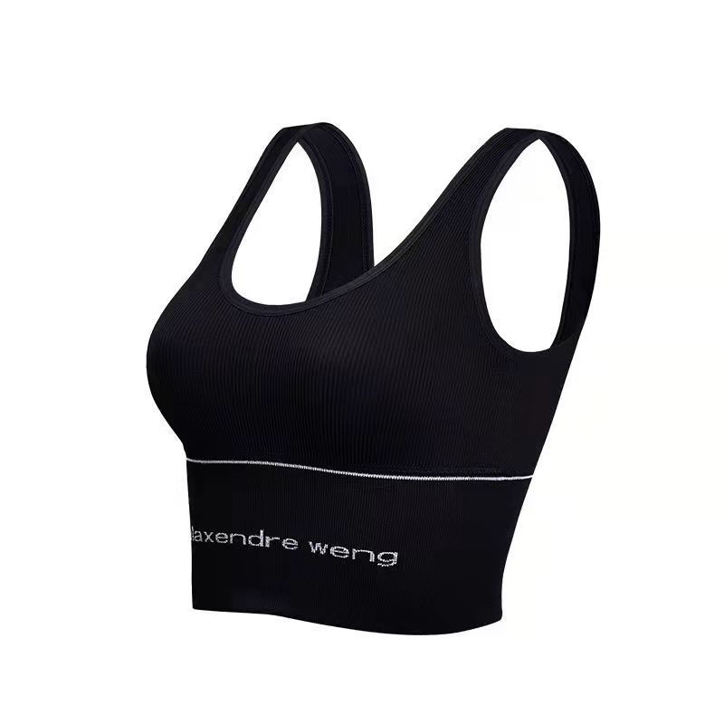 Női sportmelltartó edzés Crop Top Yoga Melltartó Gym Kiegészítők U Back Fehérnemű Tube Top Női Nagy méretű Bralette Szexi Fehérnemű