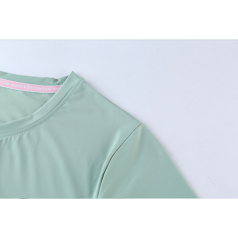 Naiste lühikeste varrukatega särgid Pluusid Pusad Riided Tasuta kohaletoimetamine Naiste Jooksusärk Treening Spordirõivad Vaba aeg Suvi