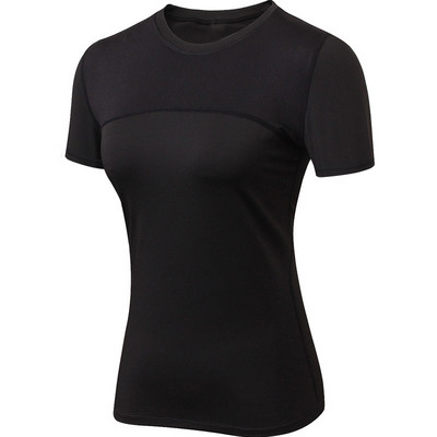 Γυναικείο μπλουζάκι για τρέξιμο Πουκάμισα συμπίεσης Σέξι πουκάμισο γιόγκα Γυναικεία ενδύματα γυμναστικής Κοντομάνικα μπλουζάκια γυμναστικής μπλουζάκια αθλητικά μπλουζάκια γυμναστικής