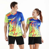 New Lovers futópóló Légáteresztő férfi női rövid ujjú ing Nyári edzőterem Gyorsan száradó blúzok Jersey női felsők