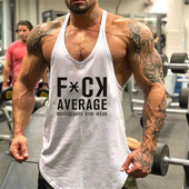 Suvine Y Back Jõusaal Stringer Tankid Meeste Puuvillane Riietus Kulturism Spordisärk Fitness Vest Lihased Singletid Treening Toonid