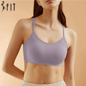 Sieviešu krosa siksniņu sporta krūšturis Sieviešu Push Up Joga Krūšturis Veste Gym Crop Top Fitness Sport Bh Elpojoši krūšturi Run Tight Tank Top