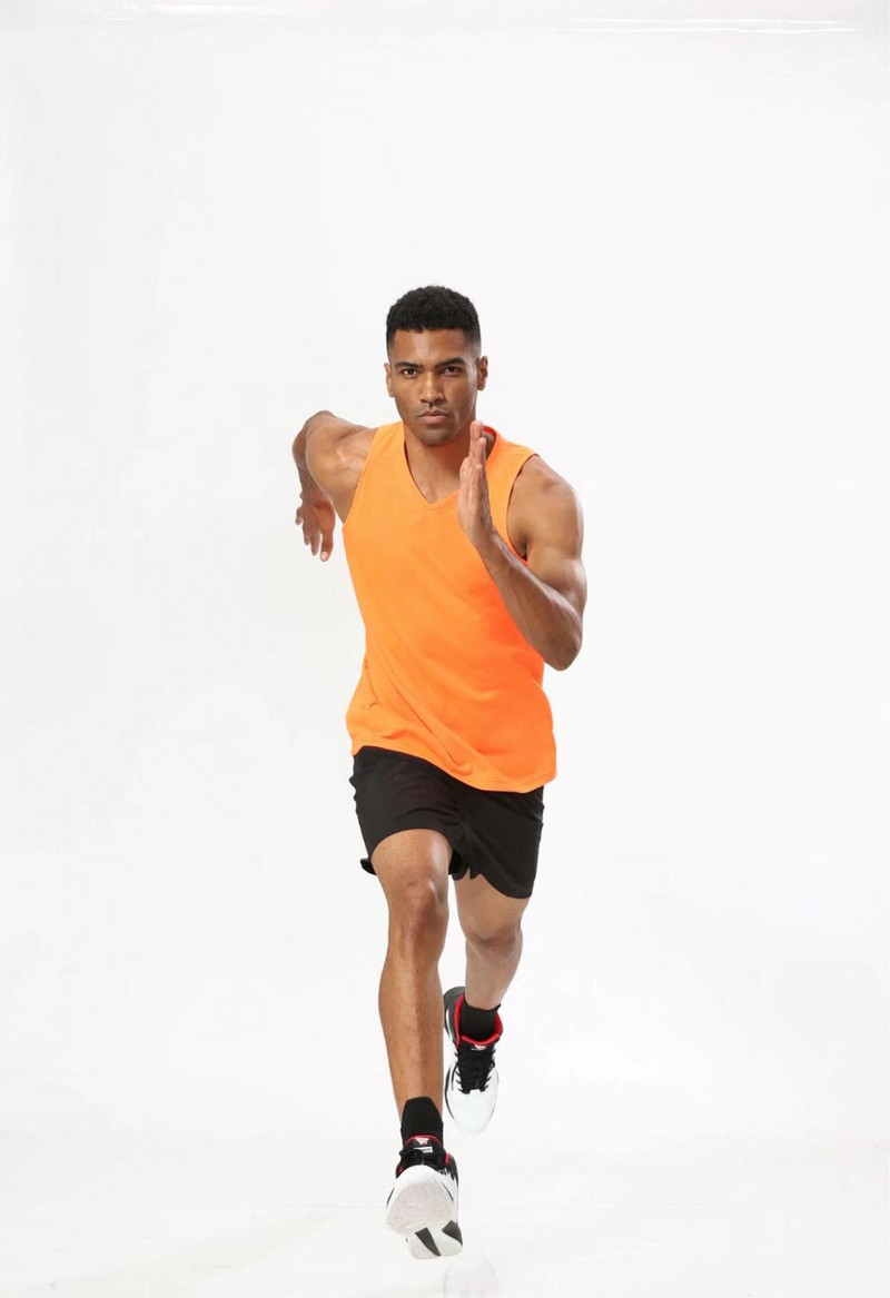 Férfi futómellény edzőtermi ujjatlan ing nyári karcsú férfi sportmellény felső új edzés kosárlabda Fitness edzés férfi szinglet