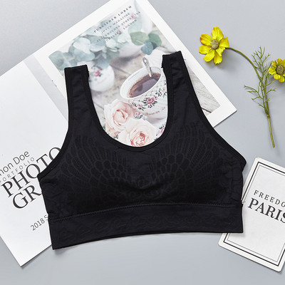 Sportisks krūšturis sievietei liela izmēra bezšuvju augšdaļas sieviešu fitnesa krūšturi, sporta zāle, skriešanas joga, modes apakšveļa bez vadiem.