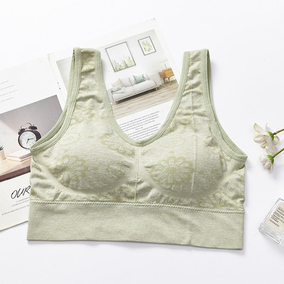 Sportisks krūšturis sievietei liela izmēra bezšuvju augšdaļas sieviešu fitnesa krūšturi, sporta zāle, skriešanas joga, modes apakšveļa bez vadiem.