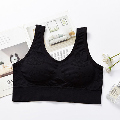 Sportisks krūšturis sievietei liela izmēra bezšuvju augšdaļas sieviešu fitnesa krūšturi, sporta zāle, skriešanas joga, modes apakšveļa bez vadiem.