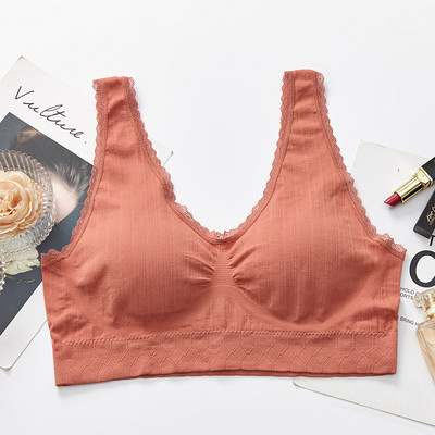 Sportisks krūšturis sievietei liela izmēra bezšuvju augšdaļas sieviešu fitnesa krūšturi, sporta zāle, skriešanas joga, modes apakšveļa bez vadiem.