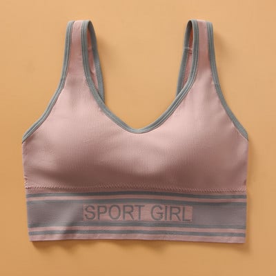 Γυναικείο σουτιέν γυμναστικής Top Unwired Gym Top Yoga Bralette Sports bh Push Up Εσώρουχα για Γυναικεία Tank Top σουτιέν χωρίς κόκαλα