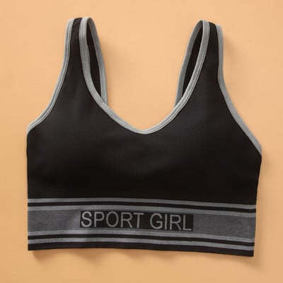 Γυναικείο σουτιέν γυμναστικής Top Unwired Gym Top Yoga Bralette Sports bh Push Up Εσώρουχα για Γυναικεία Tank Top σουτιέν χωρίς κόκαλα