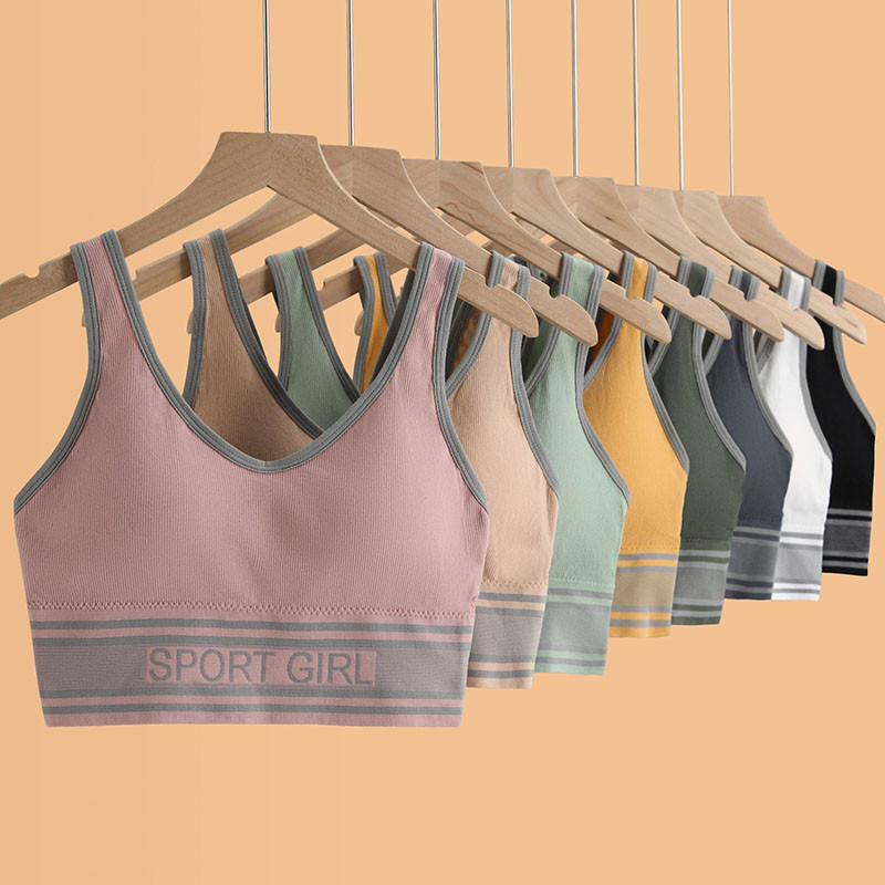 Γυναικείο σουτιέν γυμναστικής Top Unwired Gym Top Yoga Bralette Sports bh Push Up Εσώρουχα για Γυναικεία Tank Top σουτιέν χωρίς κόκαλα