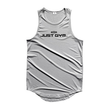 Ανδρικά αθλητικά μπλουζάκια γυμναστηρίου Καλοκαιρινό αναπνεύσιμο διχτυωτό αμάνικο μονόχρωμο μπλουζάκι γυμναστικής για τρέξιμο για ανδρικά ρούχα