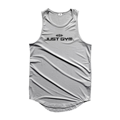 Meeste spordijõusaali tanktop suvine hingav võrk, varrukateta ümara kaelusega ühevärvilised topid Jooksu-treeningtopid meeste rõivad