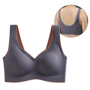 Sportinės liemenėlės moterims Liemenėlė Sport Femme Plus Size 3XL 4XL BH Besiūlė liemenėlė Gym Fitness Top Push Up Bralette Yoga Tube Top