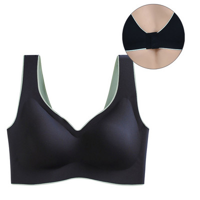 Sportinės liemenėlės moterims Liemenėlė Sport Femme Plus Size 3XL 4XL BH Besiūlė liemenėlė Gym Fitness Top Push Up Bralette Yoga Tube Top