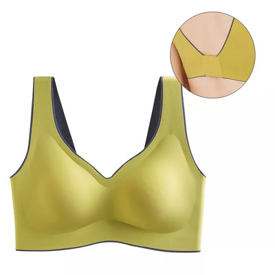 Sportinės liemenėlės moterims Liemenėlė Sport Femme Plus Size 3XL 4XL BH Besiūlė liemenėlė Gym Fitness Top Push Up Bralette Yoga Tube Top