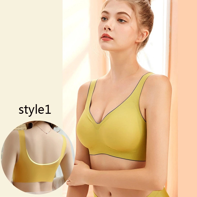 Sportinės liemenėlės moterims Liemenėlė Sport Femme Plus Size 3XL 4XL BH Besiūlė liemenėlė Gym Fitness Top Push Up Bralette Yoga Tube Top