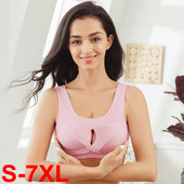 Naiste Tube top Plus S-7XL spordirinnahoidja ilma traadita rinnahoidja aluspesu naistele jooga topp spordirinnahoidja puuvillane