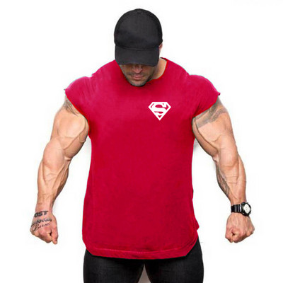 Chemise d'entraînement de musculation et de fitness pour hommes, maillots de sport, chemise de fiber GlaMuscle, haut à la mode,