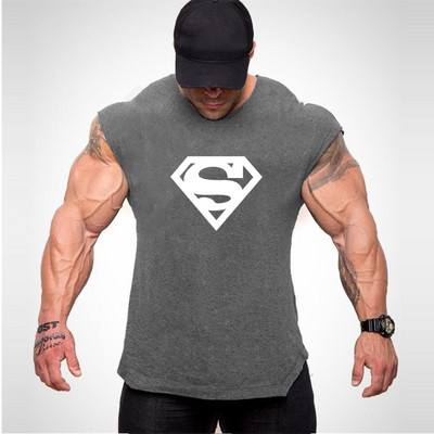 Chemise d'entraînement de musculation et de fitness pour hommes, maillots de sport, chemise de fiber GlaMuscle, haut à la mode,