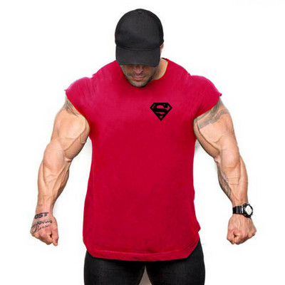 Chemise d'entraînement de musculation et de fitness pour hommes, maillots de sport, chemise de fiber GlaMuscle, haut à la mode,