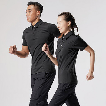 Ανδρικά μπλουζάκια ποδοσφαίρου Quick Dry Αθλητικά μπλουζάκια γυμναστικής για τρέξιμο Κορυφαία μπλουζάκια πόλο προπόνησης Ανδρικά αθλητικά ρούχα γυμναστικής