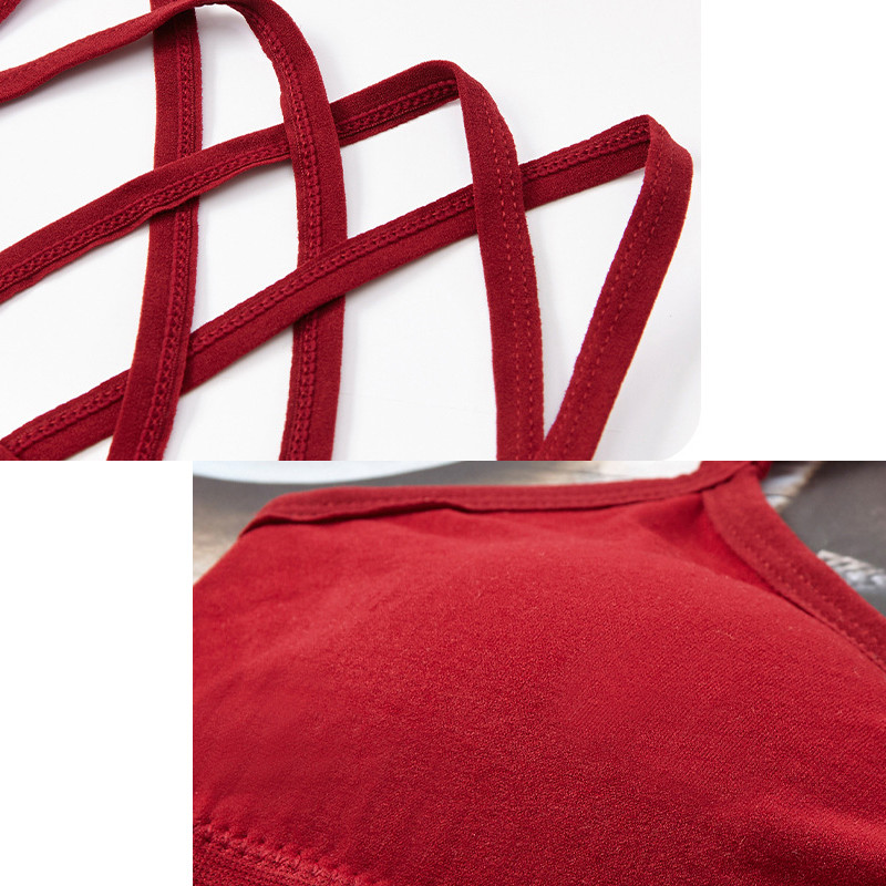 Top Sieviešu sporta krūšturis sievietēm Skaistums Mugura Double Cross elpojošs Jogas Slings Tube Tops Aptīti Fitness Sporta Sieviešu apakšveļa