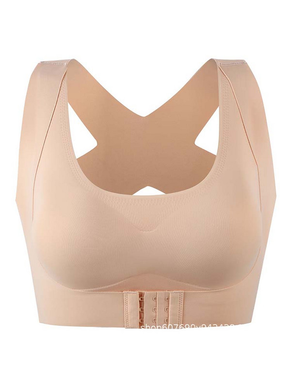 Grudnjak za žene Korektor držanja Bešavni Push Up otporan na udarce Sportska podrška Prsluk za fitness Donje rublje Korzet Bralette za leđa