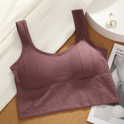 Varrat nélküli sportmelltartók, Push Up felni nélküli női felső melltartó, Running Fitness Beauty Back Yoga melltartó, Légáteresztő hát nélküli sport tornamelltartó