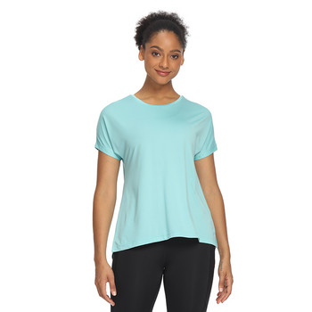 Ανοιχτές μπλούζες γυμναστικής πλάτης για γυναίκες Χαριτωμένα κοντομάνικα αθλητικά πουκάμισα γιόγκα για τρέξιμο T-shirts Γυναικείες μπλούζες γιόγκα