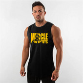 Vīriešu kultūrisms ar tvertni ātri žūstošs vīrietis bez piedurknēm treniņš Skriešanas veste vīriešiem 2022. gada vasara, sporta topi