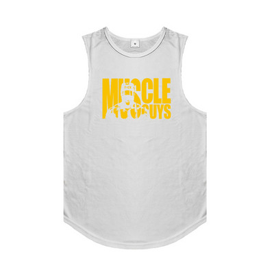 Vīriešu kultūrisms ar tvertni ātri žūstošs vīrietis bez piedurknēm treniņš Skriešanas veste vīriešiem 2022. gada vasara, sporta topi