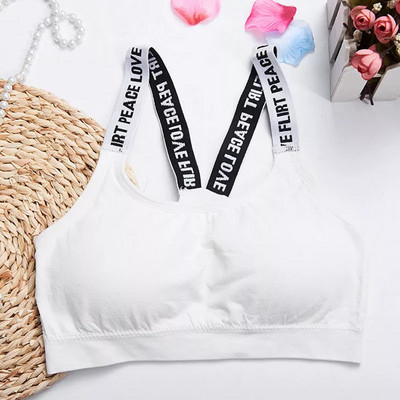 Σέξι άσπρο και μαύρο σουτιέν στήθους για τρέξιμο γιόγκα, άνετο κοντό αθλητικό εσώρουχο που απορροφά τον ιδρώτα