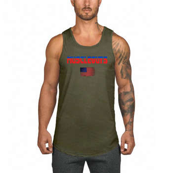Gym Tank Top Ανδρικά ρούχα γυμναστικής Ανδρικά μπλουζάκια Bodybuilding Καλοκαιρινά ρούχα γυμναστικής για ανδρικό διχτυωτό αναπνέον αμάνικο πουκάμισο