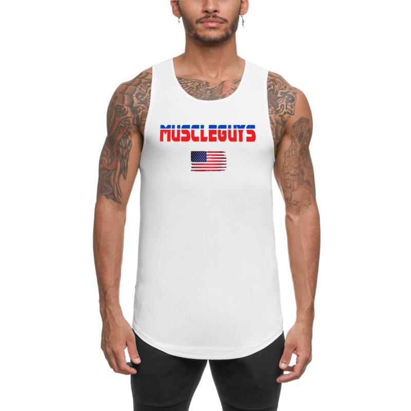 Tornatermi felső férfi fitneszruházat férfi testépítő felsők nyári edzőtermi ruházat férfi hálós, légáteresztő ujjatlan mellény ing