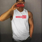 Vīriešu tīklveida treniņu sporta zāle ar tvertni Vīriešu muskuļu sporta apģērbs bez piedurknēm krekls Stringer Apģērbs Kultūrisms Singlets Fitnesa veste