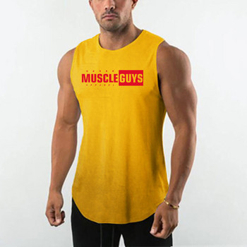Ανδρικό Mesh Workout Gym Tank Top Ανδρικό Μυϊκό Αμάνικο Αθλητικό Πουκάμισο Stringer Ρούχα Bodybuilding Singlet Fitness γιλέκο