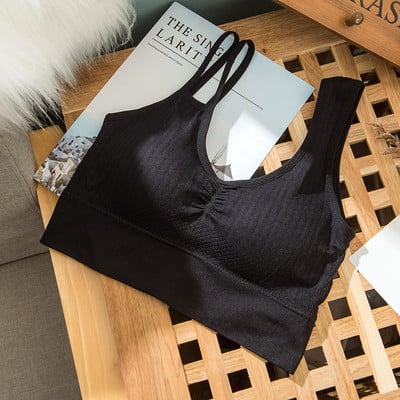 Naiste Tube Naiste Õmblusteta Sport Crop Top Seksikas Rinnahoidja Naiste Tube Tops Home Base Tank Varrukateta Camis Pesu Aluspesu Rinnahoidja