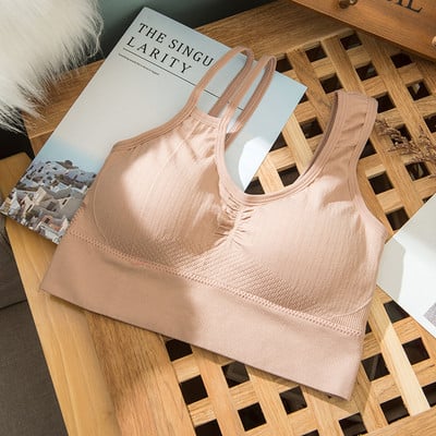 Naiste Tube Naiste Õmblusteta Sport Crop Top Seksikas Rinnahoidja Naiste Tube Tops Home Base Tank Varrukateta Camis Pesu Aluspesu Rinnahoidja