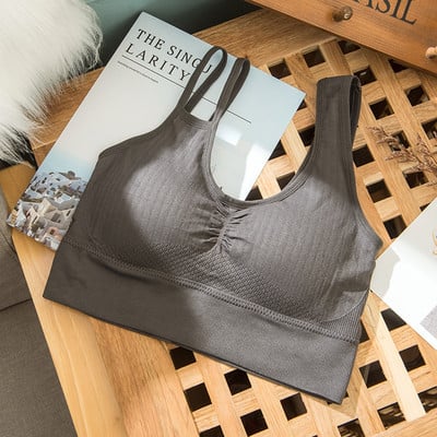 Naiste Tube Naiste Õmblusteta Sport Crop Top Seksikas Rinnahoidja Naiste Tube Tops Home Base Tank Varrukateta Camis Pesu Aluspesu Rinnahoidja