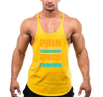 Ανδρικά μπλουζάκια πουκάμισο γυμναστικής φανελάκι εσώρουχο Αμάνικο βαμβακερό ανδρικό σώμα γυμναστικής γυμναστικής ανδρικά αθλητικά ρούχα