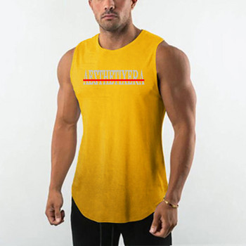 Ανδρικό διχτυωτό μπλουζάκι γυμναστικής που στεγνώνει γρήγορα, γυμναστήριο, μυϊκό αμάνικο γιλέκο για τρέξιμο, καθημερινό αθλητικό πουκάμισο