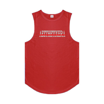 Férfi hálós edzőtermi tornafelső gyorsan száradó testépítő fitnesz izom ujjatlan futómellény Fitness alkalmi sport ing Ruhák