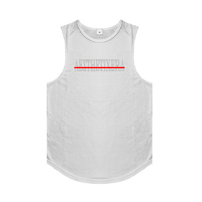 Férfi hálós edzőtermi tornafelső gyorsan száradó testépítő fitnesz izom ujjatlan futómellény Fitness alkalmi sport ing Ruhák