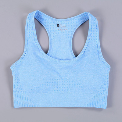 Női Vital Seamless Sport melltartó Push Up Sportmelltartó edzés melltartók Sportruházat Női Gym Fitness Sportruházat Mujer Top