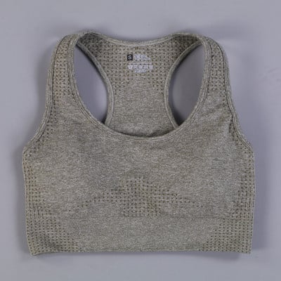 Női Vital Seamless Sport melltartó Push Up Sportmelltartó edzés melltartók Sportruházat Női Gym Fitness Sportruházat Mujer Top