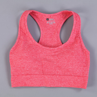 Női Vital Seamless Sport melltartó Push Up Sportmelltartó edzés melltartók Sportruházat Női Gym Fitness Sportruházat Mujer Top