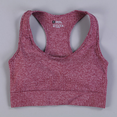 Női Vital Seamless Sport melltartó Push Up Sportmelltartó edzés melltartók Sportruházat Női Gym Fitness Sportruházat Mujer Top