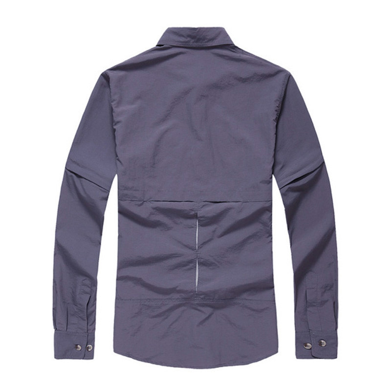 TRVLWEGO Vasaros Žvejybos Žygio Lauke Greitai džiūstantys marškinėliai Kvėpuojantys ir Anti UV Vyriški greitai džiūstantys kempingo apsaugos nuo saulės marškinėliai Azijos